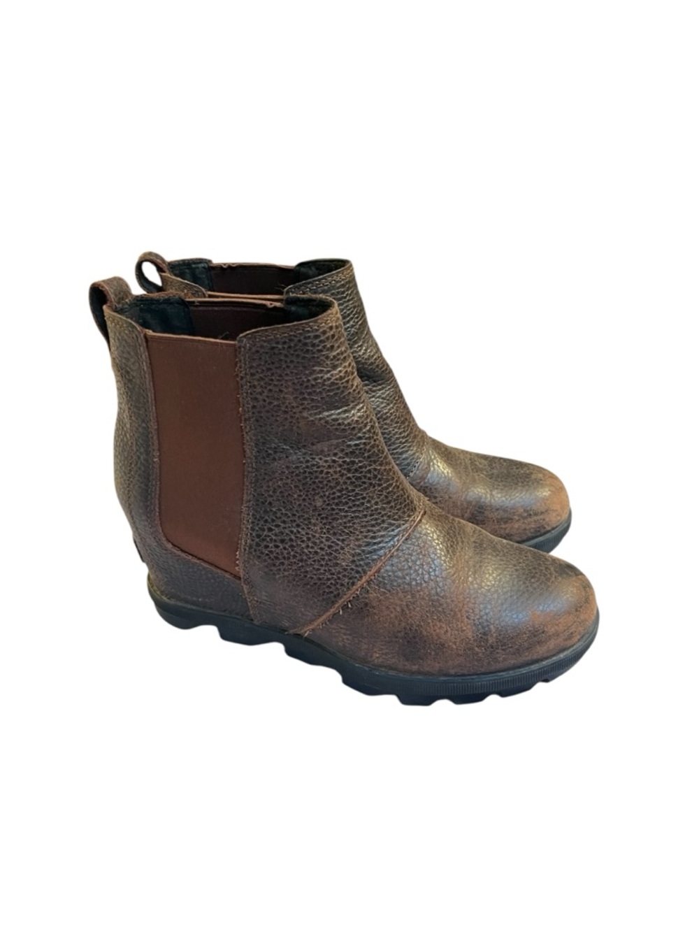 SOREL JOAN OF ARCTIC WEDGE II CHELSEA IMPORTED BOOTS WOMEN'S size 8.5